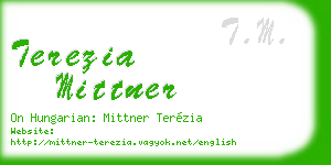 terezia mittner business card
